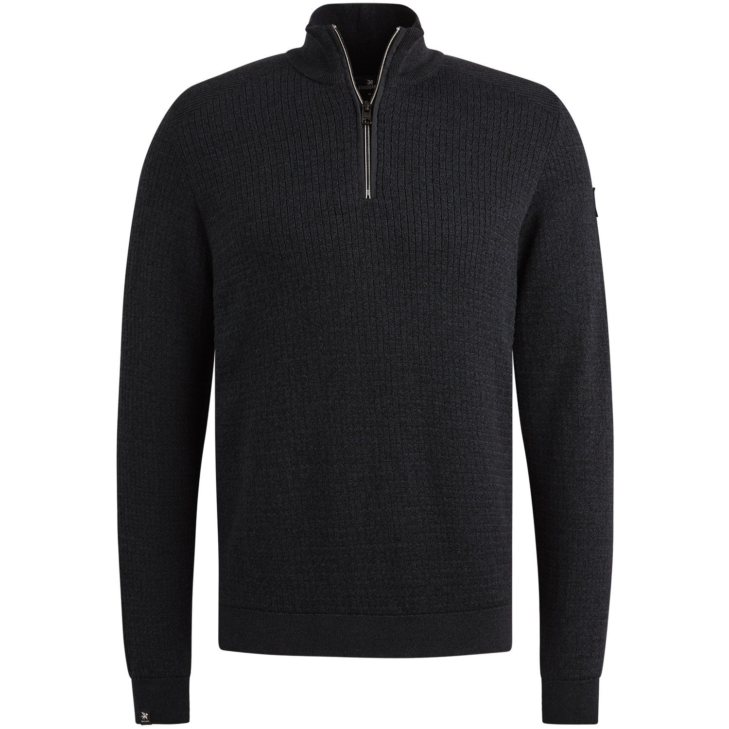 Vanguard Half zip collar cotton mouline