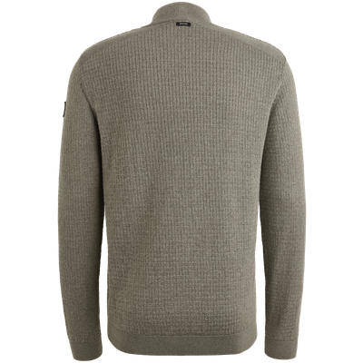 Vanguard Half zip collar cotton mouline
