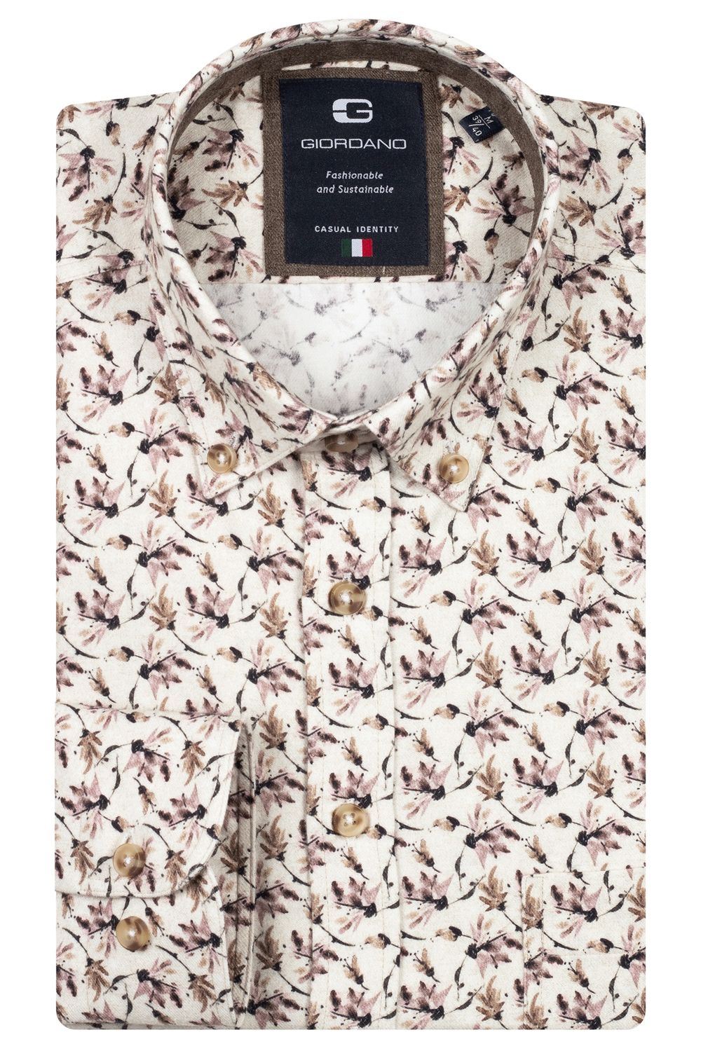 Giordano Brando, LS Button Down Soft brushed