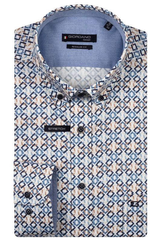 Giordano Ivy long sleeve button down Satin st