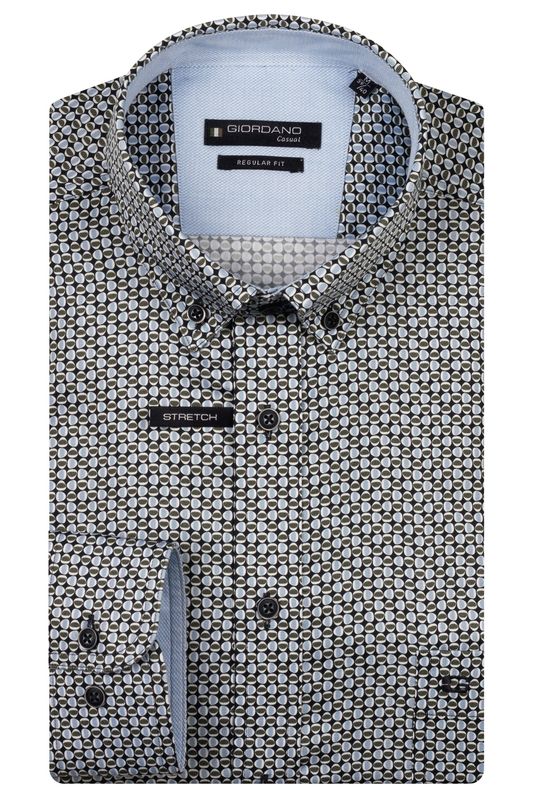 Giordano Ivy long sleeve button down Satin st