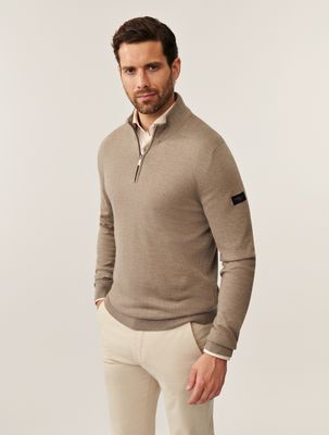 Cavallaro Merino Half Zip Pullover