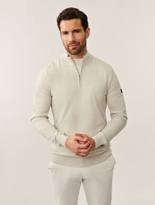 Cavallaro Merino Half Zip Pullover