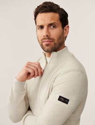 Cavallaro Merino Half Zip Pullover