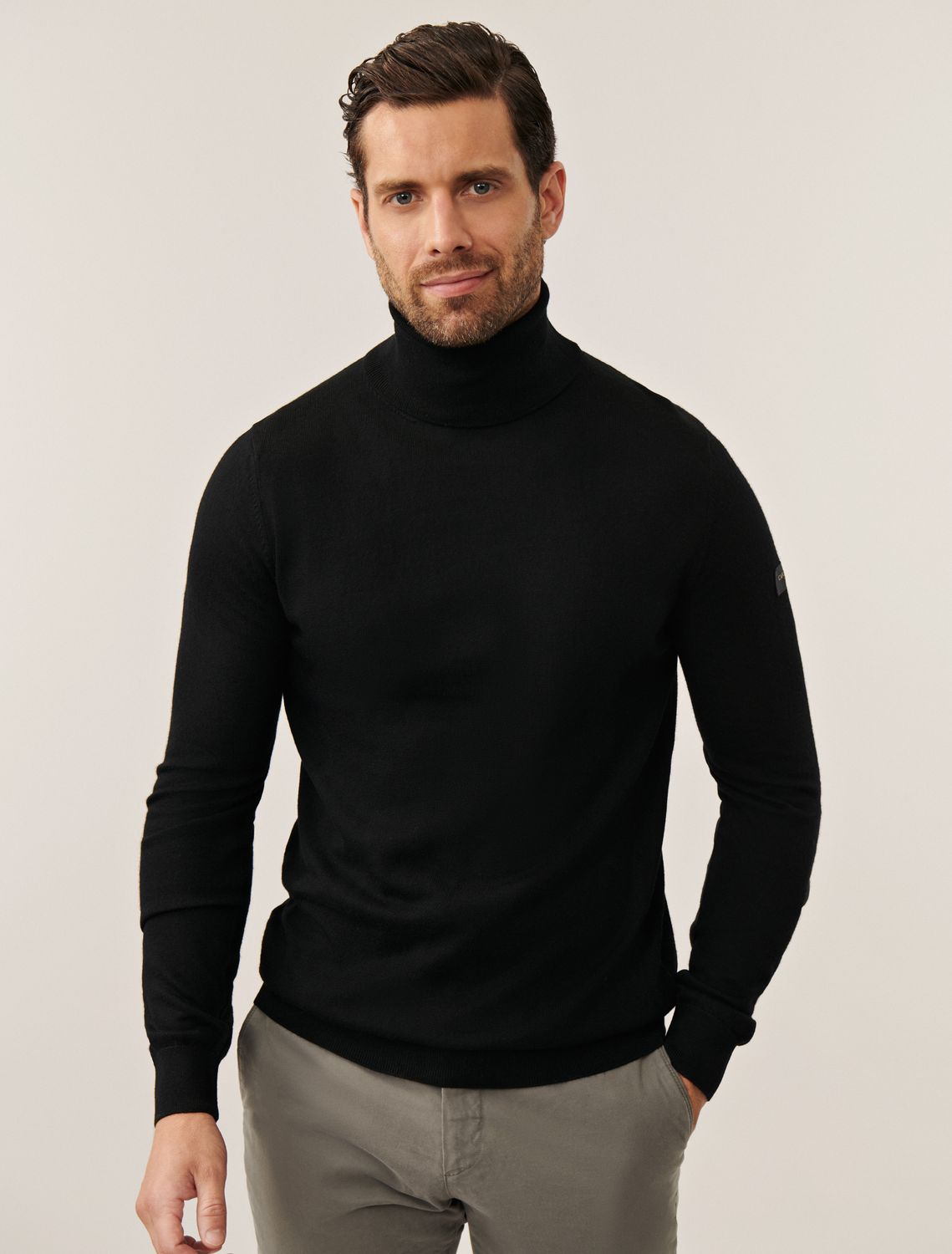 Cavallaro Merino Roll Neck Pullover