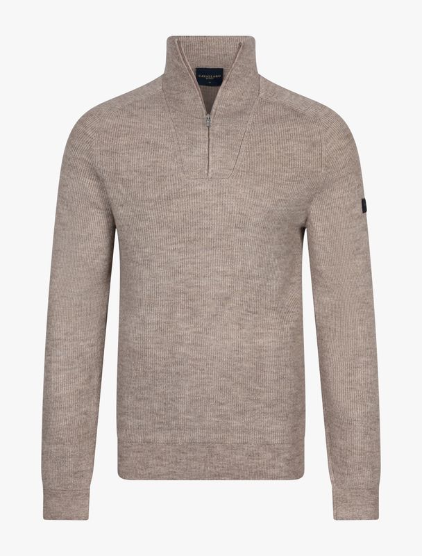 Cavallaro Corsico Melange Half Zip Pullover