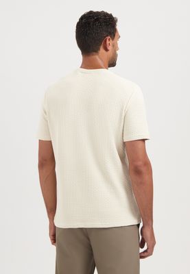 No Excess T-Shirt Crewneck Relief Jacquard Bl