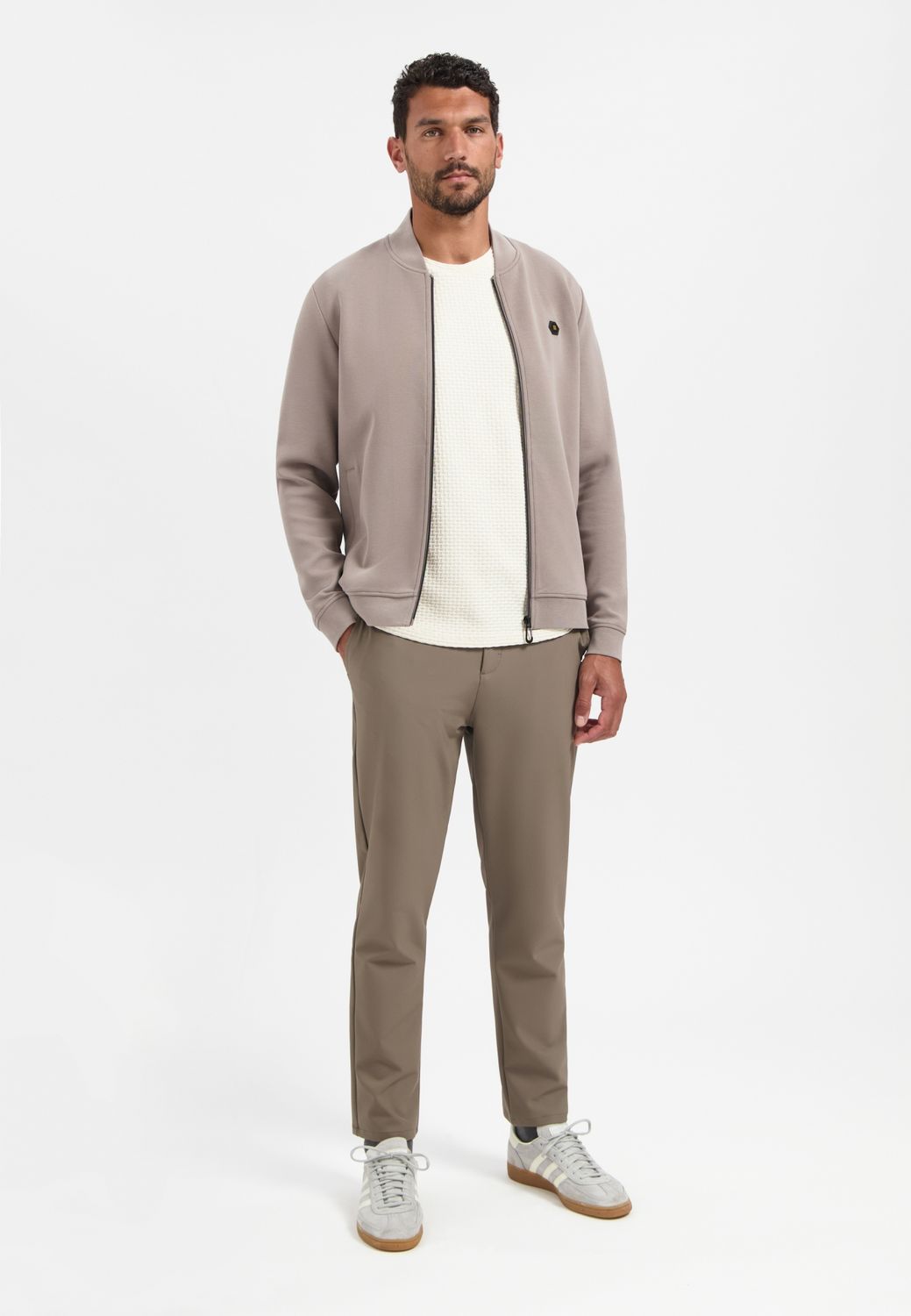 No Excess T-Shirt Crewneck Relief Jacquard Bl