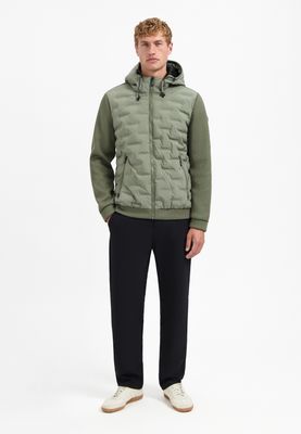 No Excess Jacket Short Fit Sealed Hooded Knit