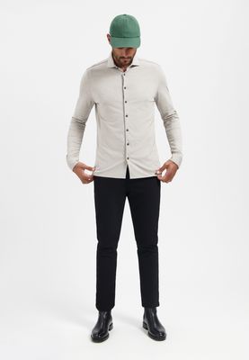 No Excess Shirt Jersey Melange Stretch