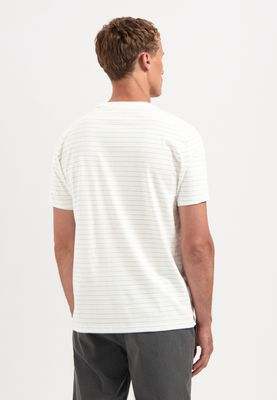 No Excess T-Shirt Crewneck Yarn Dyed Pin Stri