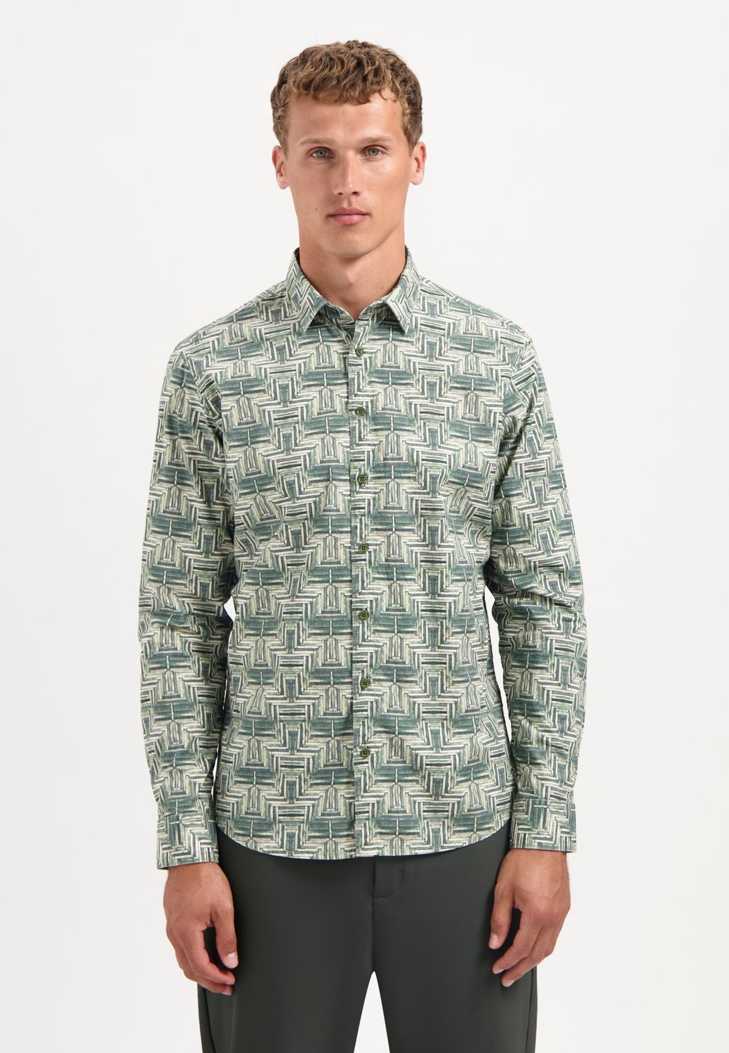 No Excess Shirt Stretch Allover Printed