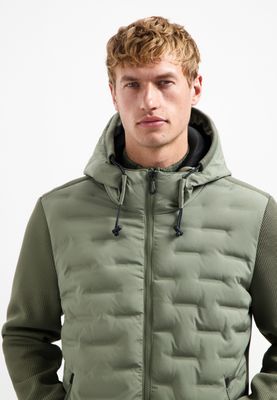 No Excess Jacket Short Fit Sealed Hooded Knit