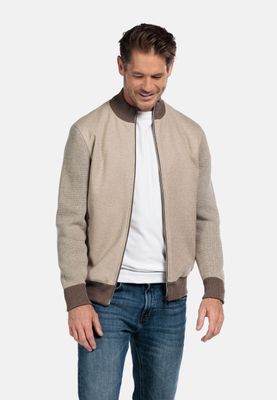 Baileys Cardigan Zip  front soft flanel twil