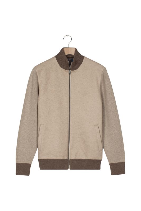 Baileys Cardigan Zip  front soft flanel twil