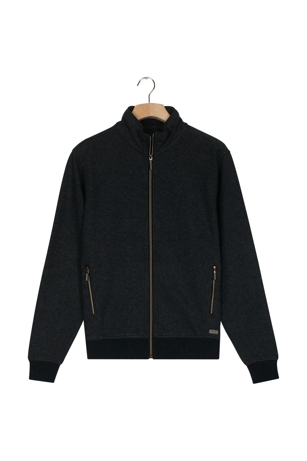 Baileys Sweat Cardigan Zip  2-tone Jacquard,