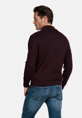Baileys Pullover 1/2 zip  Plated Rib knit