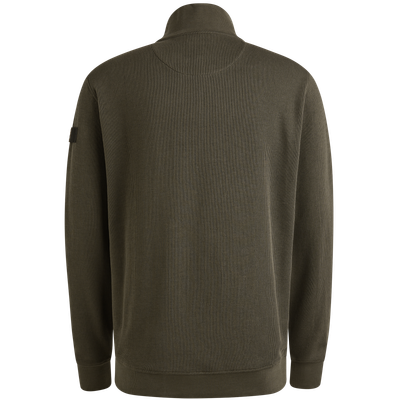 PME Legend Half zip collar knit look jersey