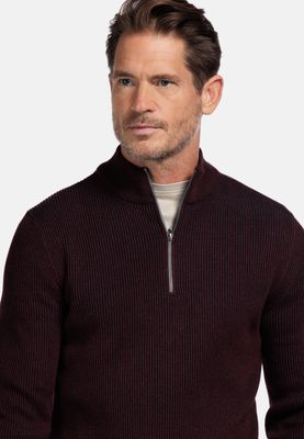 Baileys Pullover 1/2 zip  Plated Rib knit
