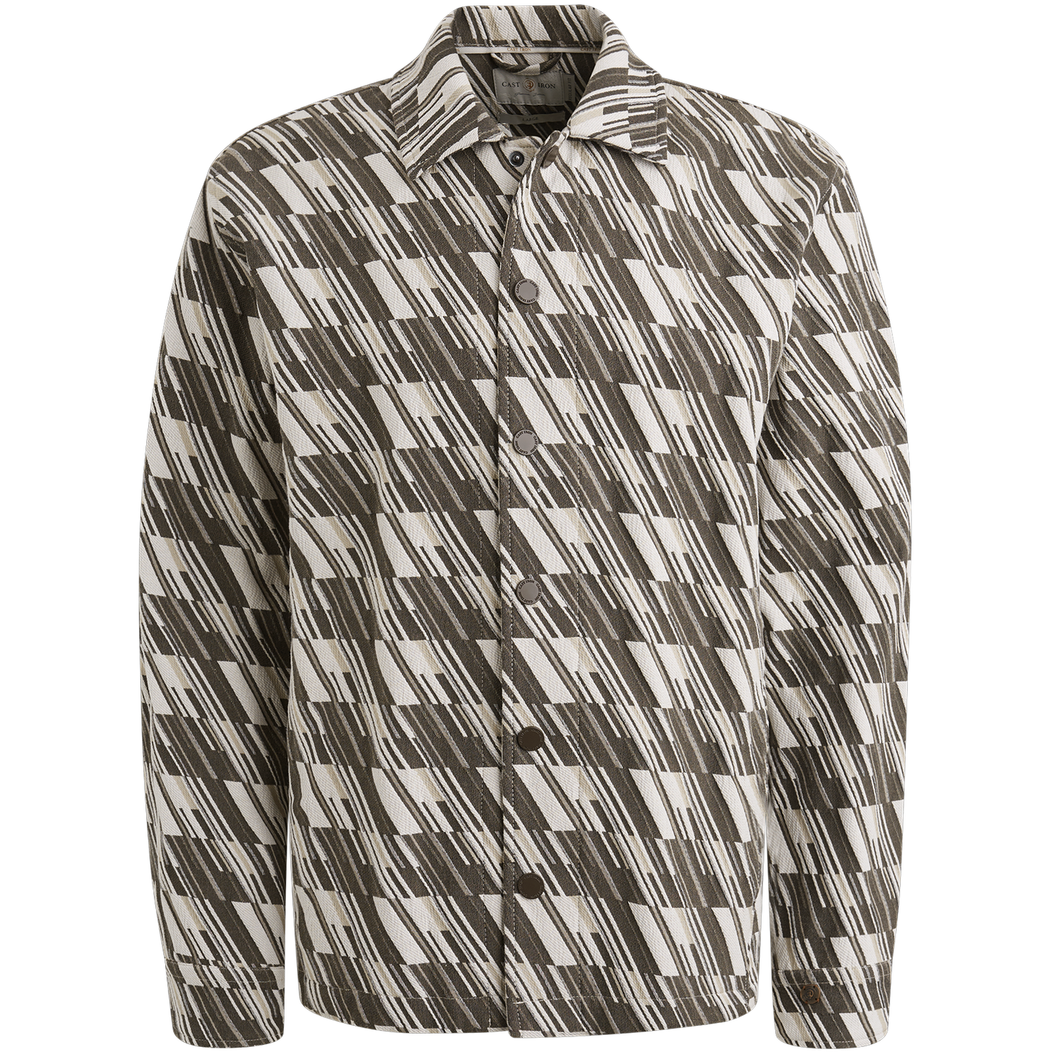Cast Iron LONG SLEEVE SHIRT Tech Jacquard