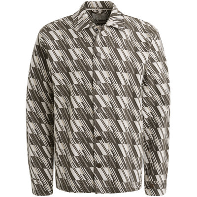 Cast Iron LONG SLEEVE SHIRT Tech Jacquard