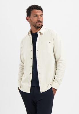 No Excess Shirt Solid Fine Herringbone