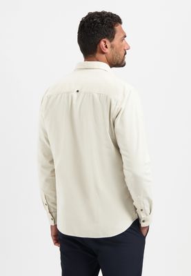 No Excess Shirt Solid Fine Herringbone