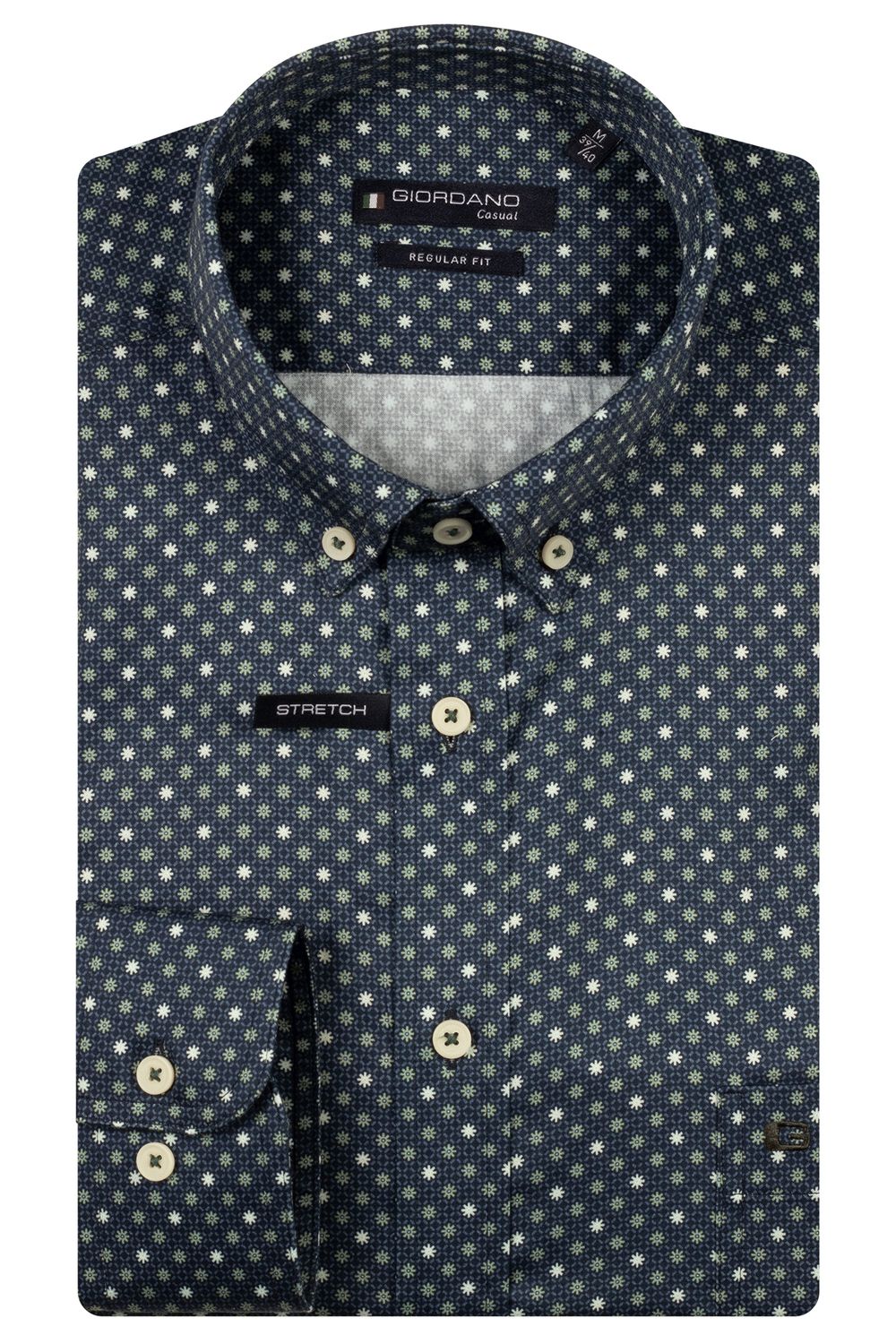 Giordano Ivy long sleeve button down Satin st