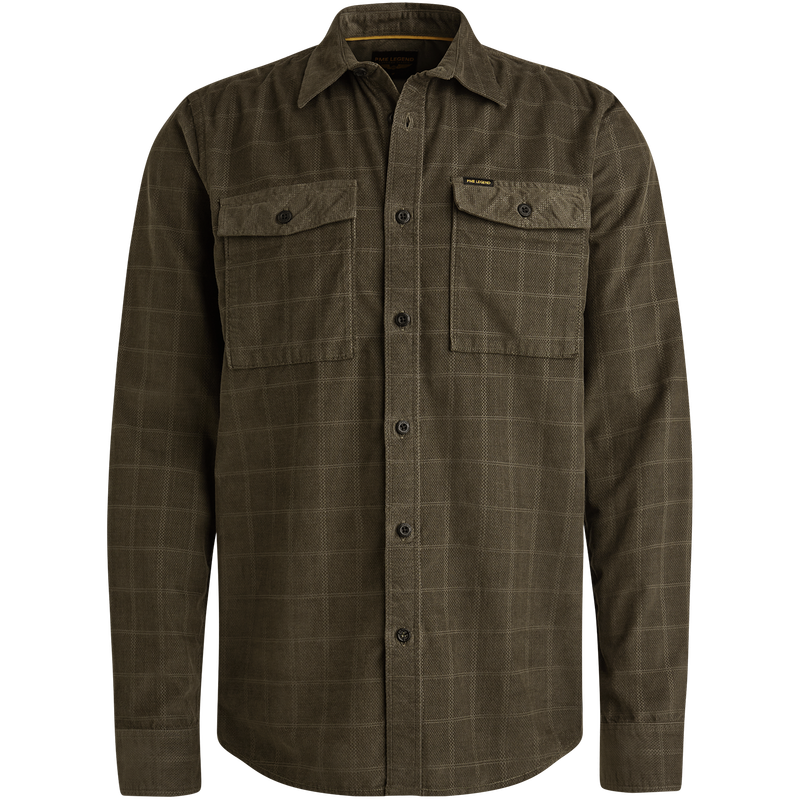 PME Legend LONG SLEEVE SHIRT Fine Corduroy