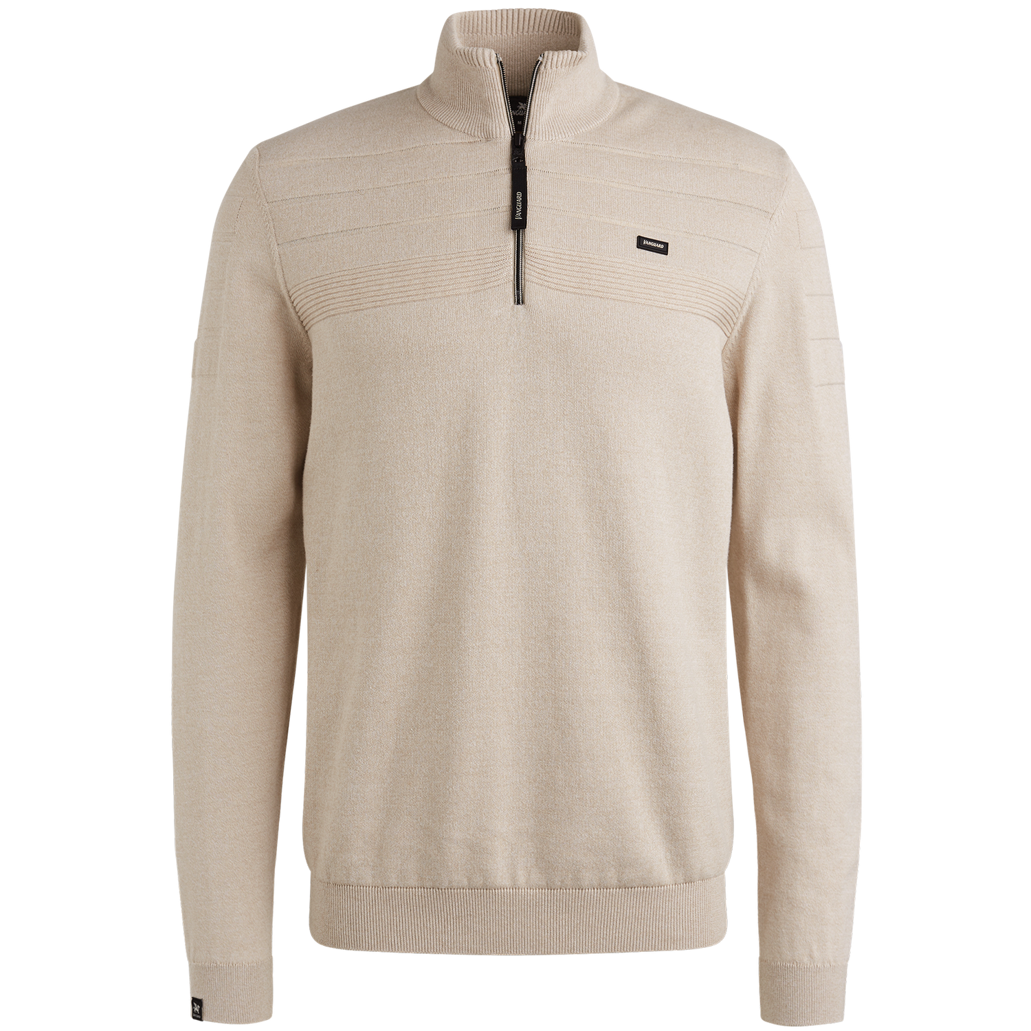 Vanguard Half zip collar cotton bonded moul