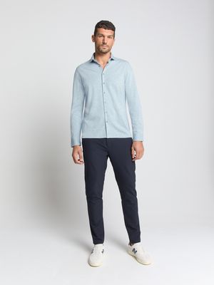No Excess Shirt Jersey Melange Stretch