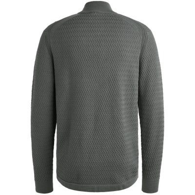 Cast Iron Half zip collar ecovero
