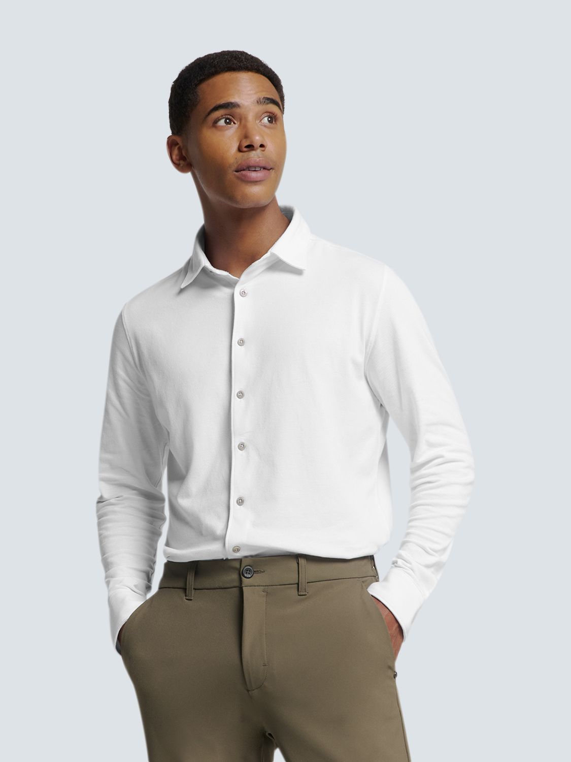 No Excess Shirt Jersey Pique Stretch