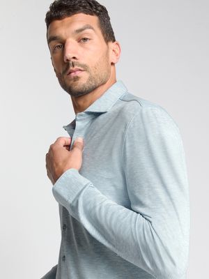 No Excess Shirt Jersey Melange Stretch