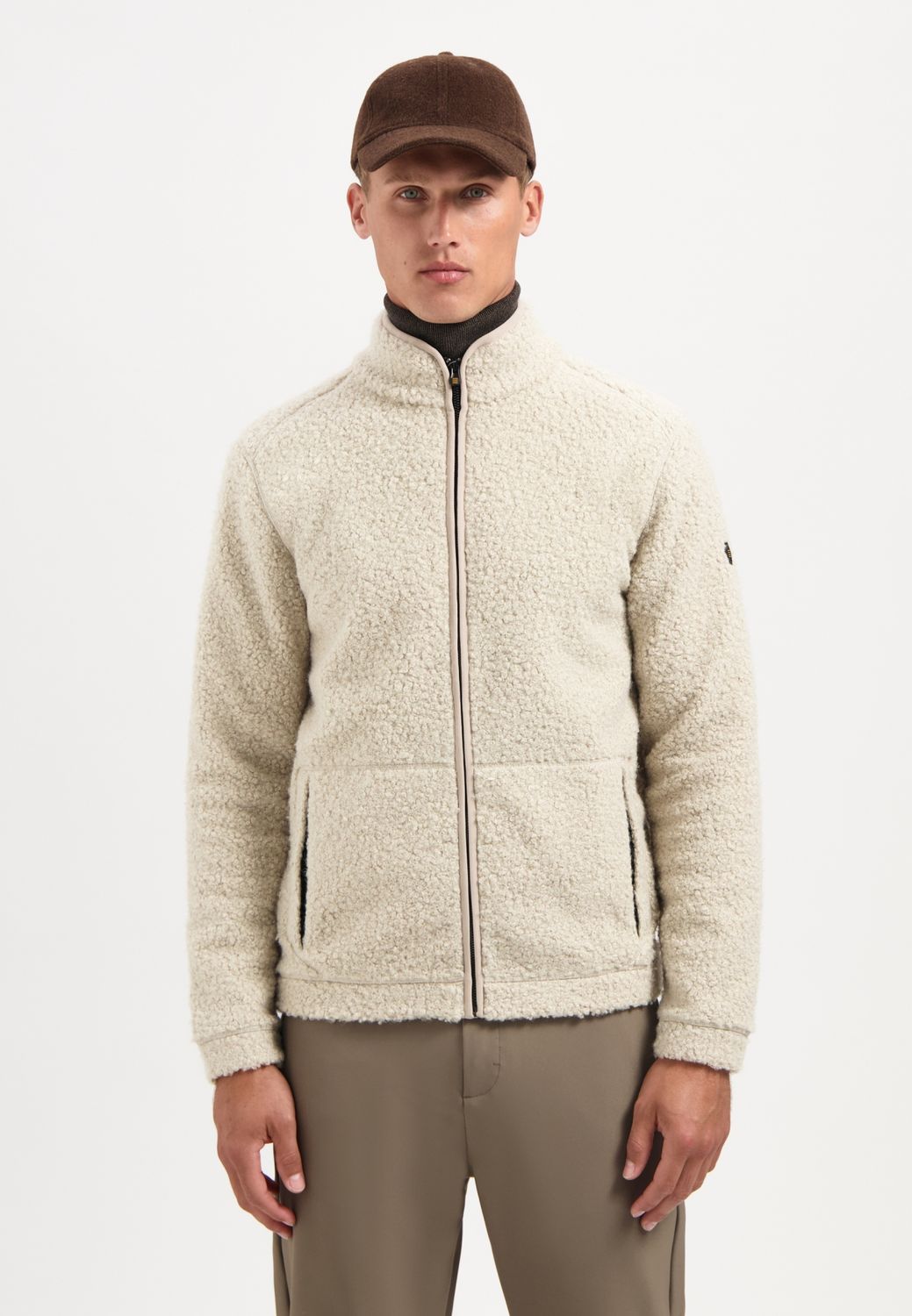 No Excess Sweater Full Zip Teddy