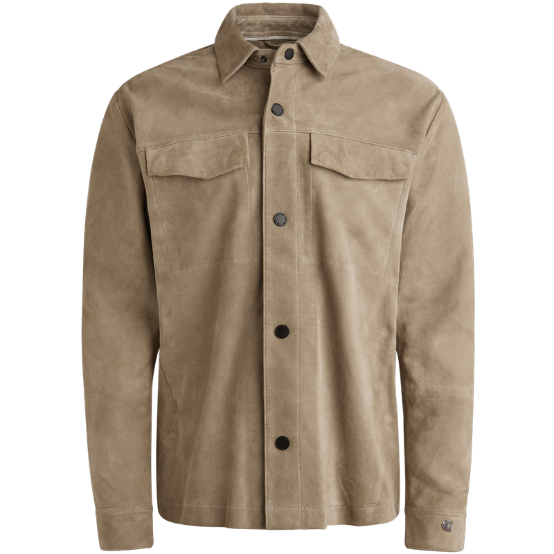 Cast Iron Long Sleeve Shirt Suede