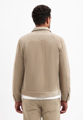 No Excess Overshirt Zipper Corduroy Coord