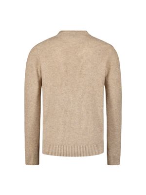 No Excess Pullover Crewneck Melange Cables