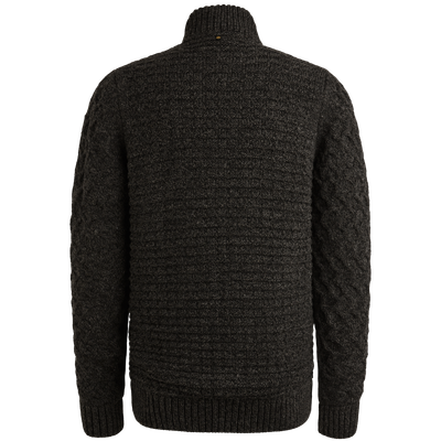 PME Legend Zip jacket heavy knit mixed yarn