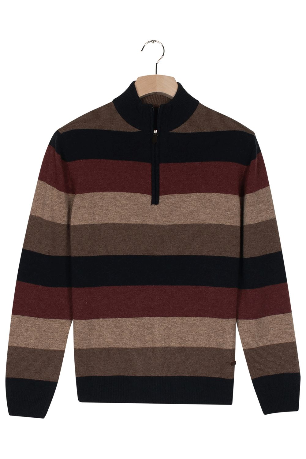 Baileys Pullover 1/2 Zip 10gg, single knit,