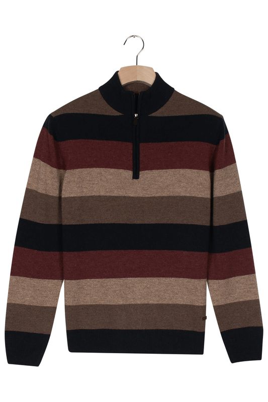 Baileys Pullover 1/2 Zip 10gg, single knit,