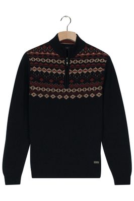 Baileys Pullover 1/2 Zip 10gg, at front top: