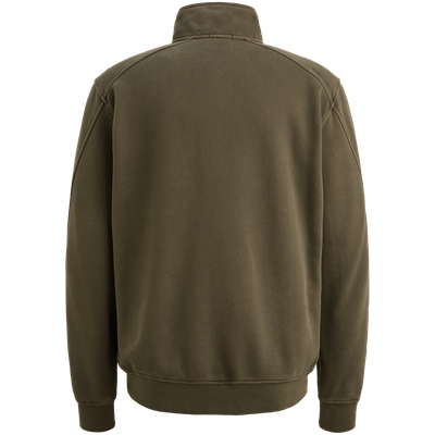 Cast Iron Half zip collar regular fit halfzi