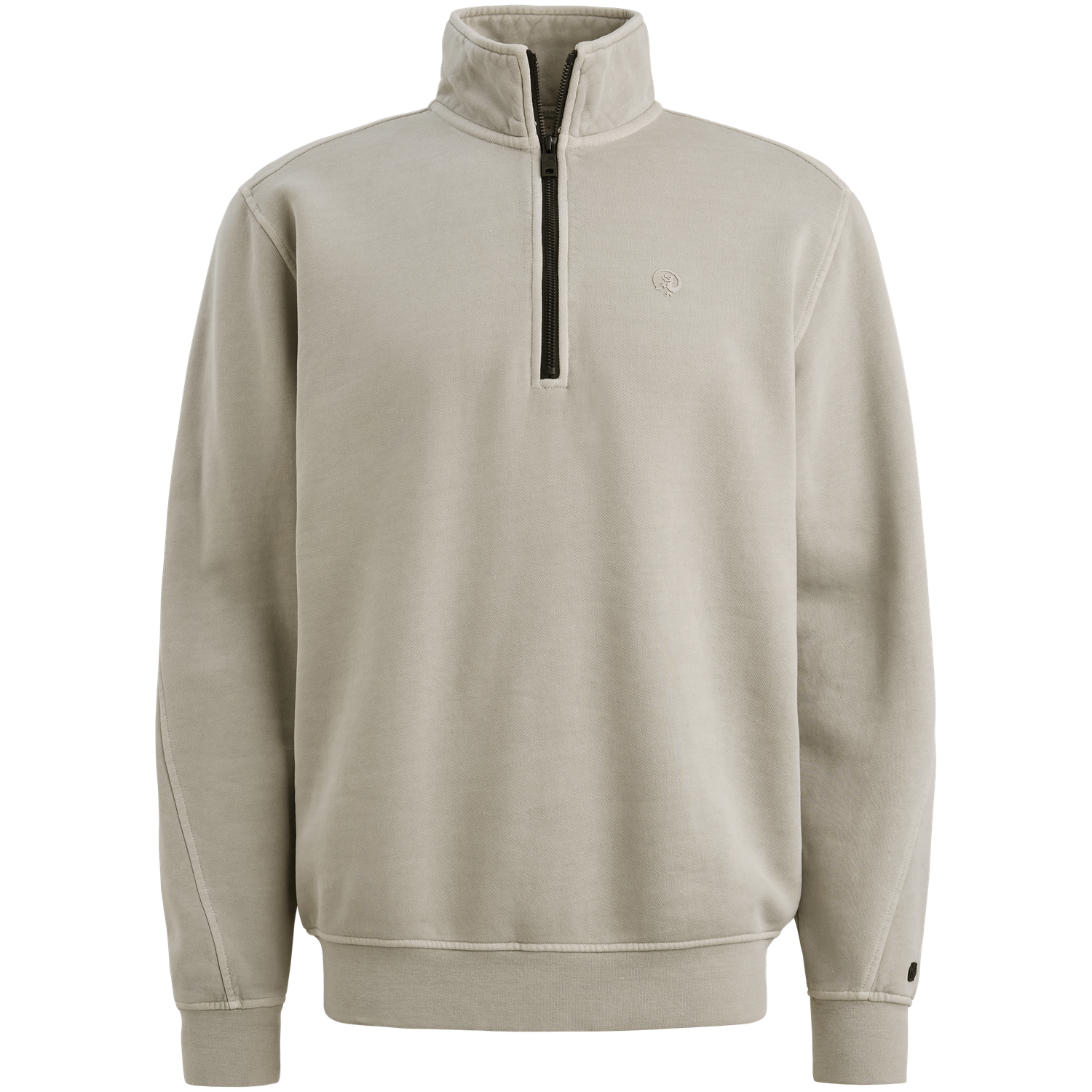 Cast Iron Half zip collar regular fit halfzi