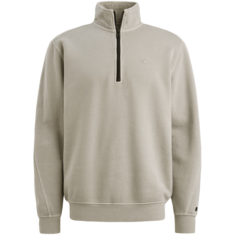 Cast Iron Half zip collar regular fit halfzi