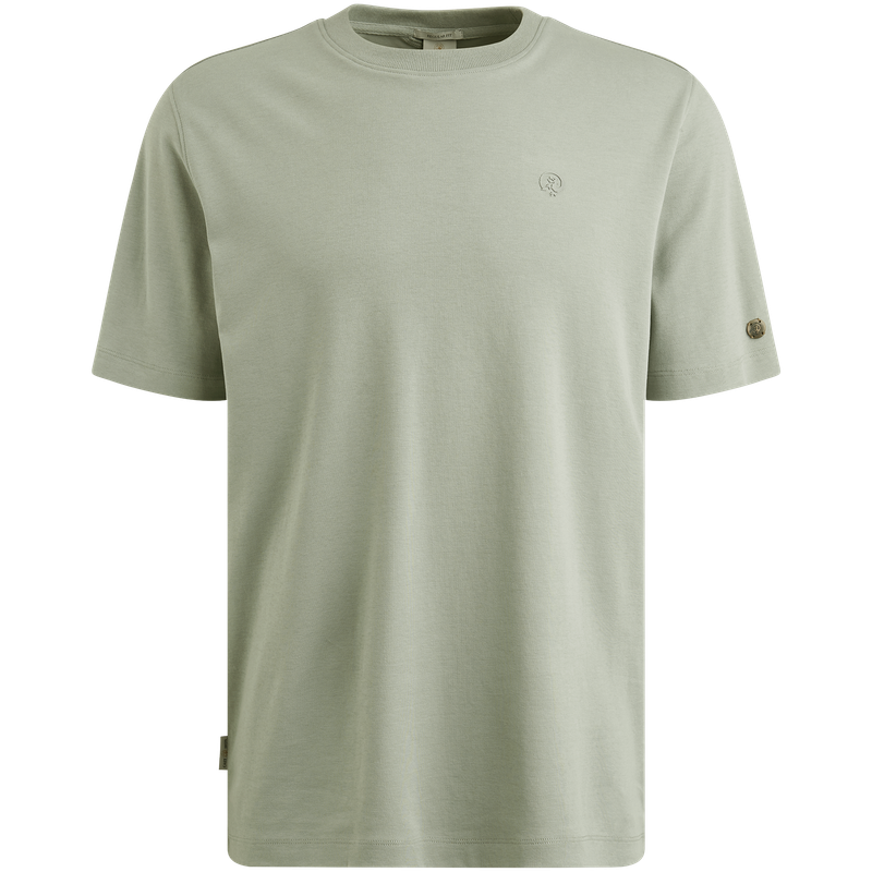 Cast Iron Short sleeve r-neck regular fit in