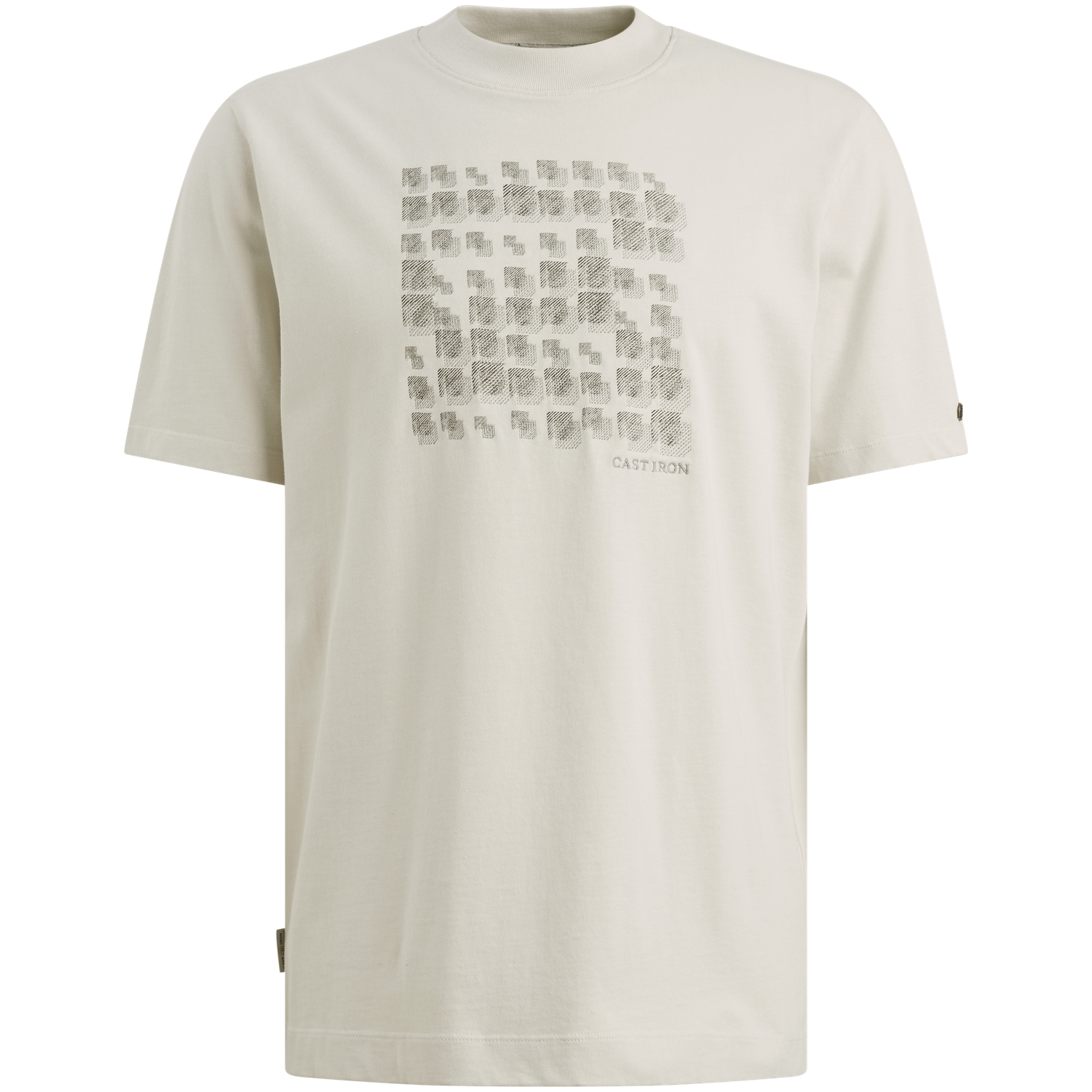 Cast Iron Short sleeve r-neck regular fit si