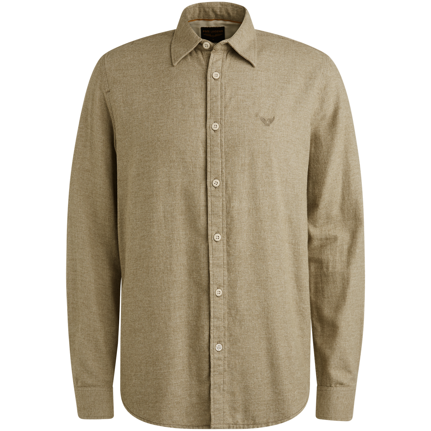PME Legend LONG SLEEVE SHIRT YarnDyed Grindle