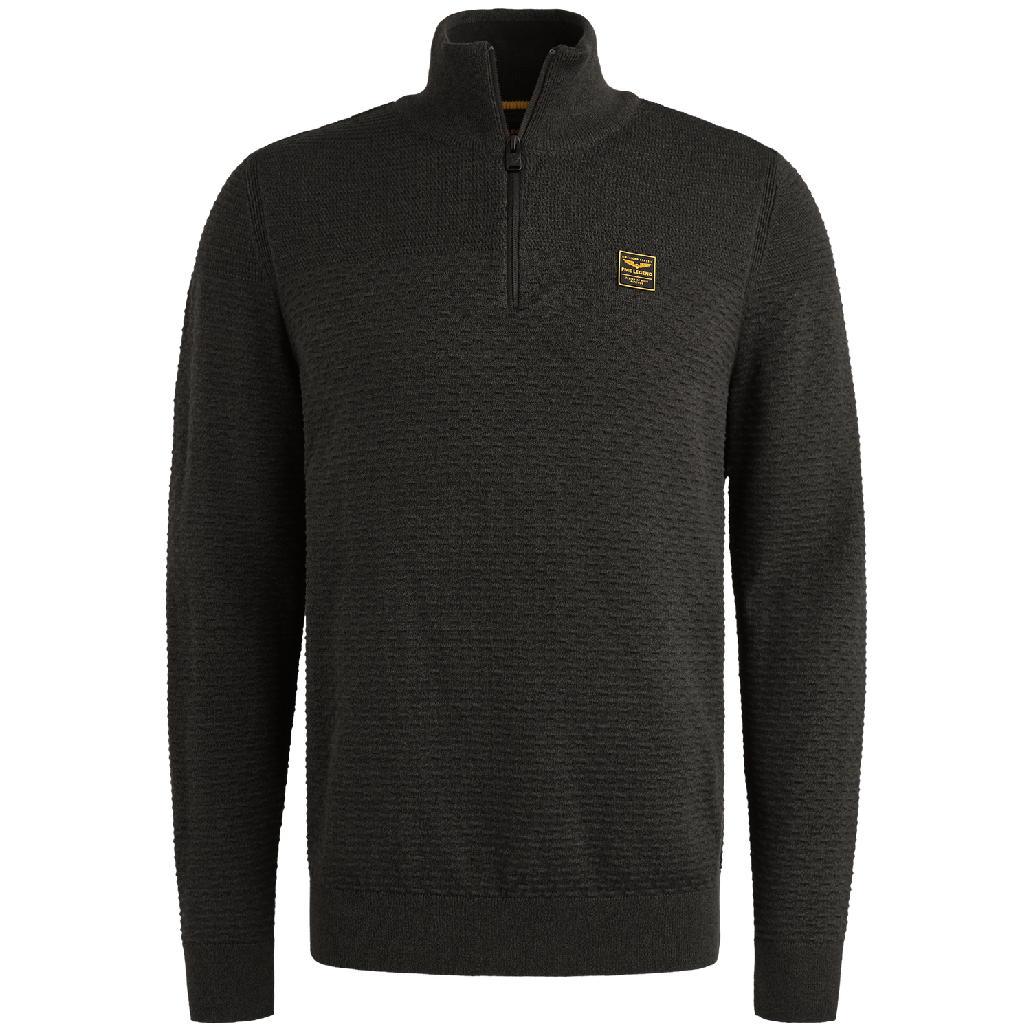 PME Legend Half zip collar cotton mouline (or
