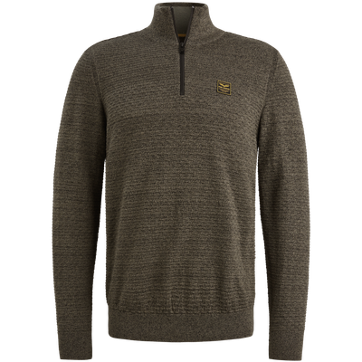 PME Legend Half zip collar cotton mouline (or